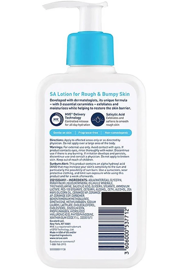 CeraVe SA Kaba ve Engebeli Ciltler İçin Nemlendirici Losyon 237ML - 2