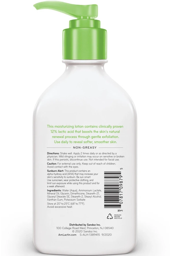 AmLactin Günlük Nemlendirici Vücut Losyonu 567GR - 2