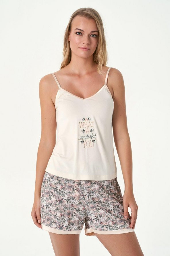 Şortlu 3lü Pijama Takımı