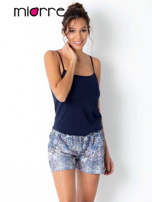 Bayan Şortlu Pijama Takım - Resim 4