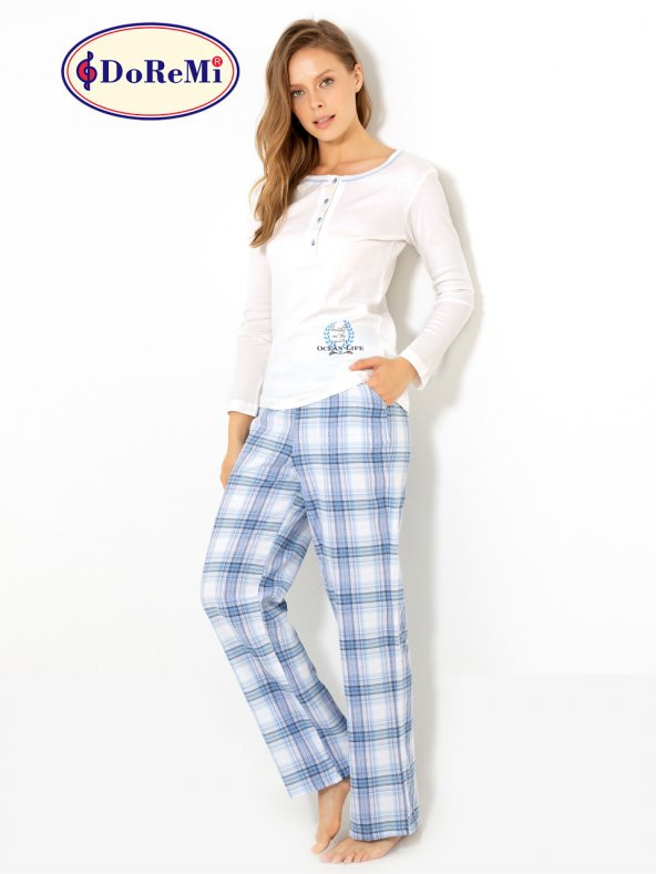 Bayan Pijama Takımı - 8