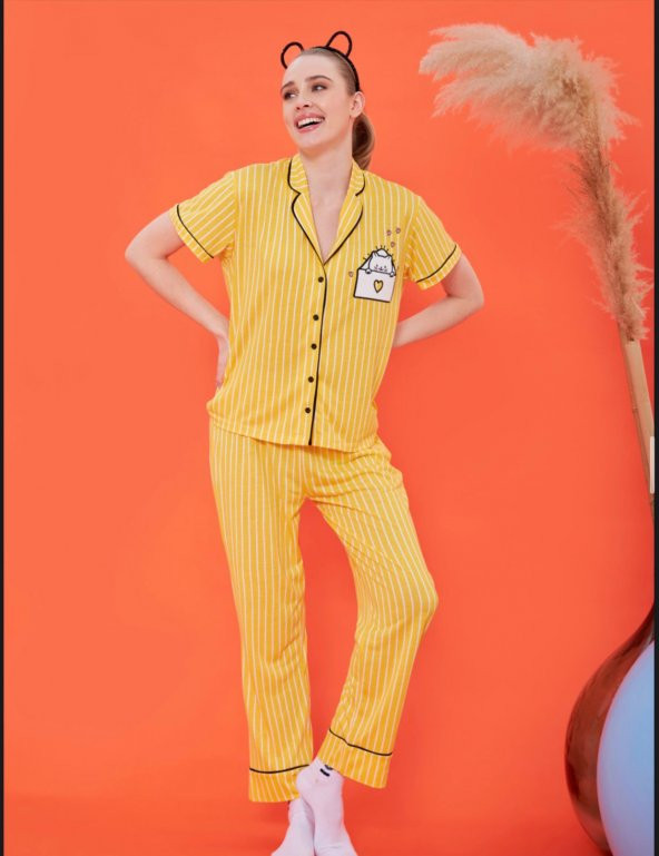 Gömlek Pijama Takım