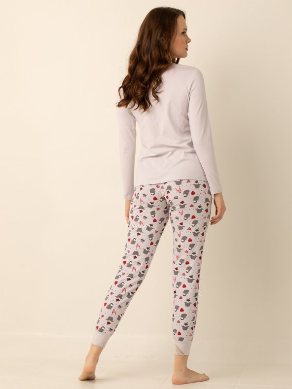 Pamuklu Bayan Pijama Takımı