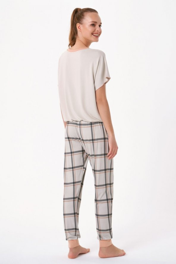 Ekose Pijama Takımı