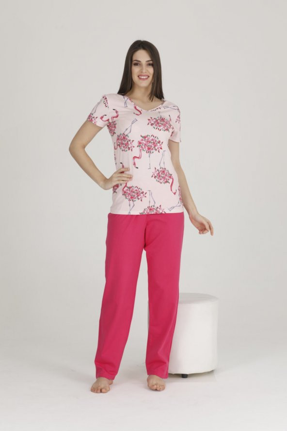 Alt Üst Dantelli Pijama Takım - Resim 2