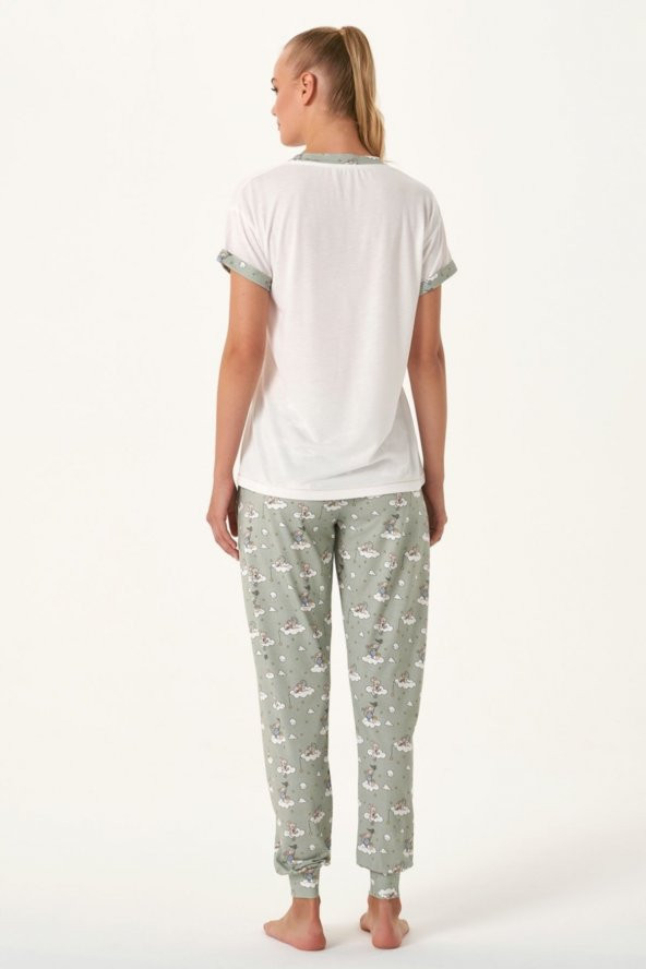 Baskılı Pijama Takımı ürün görseli
