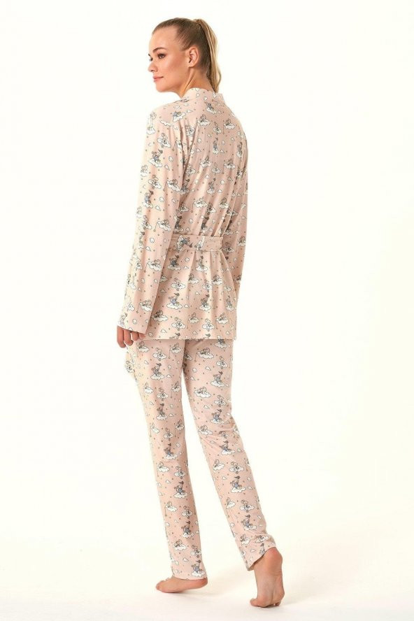 Fare Baskılı 3lü Pijama Takımı ürün görseli