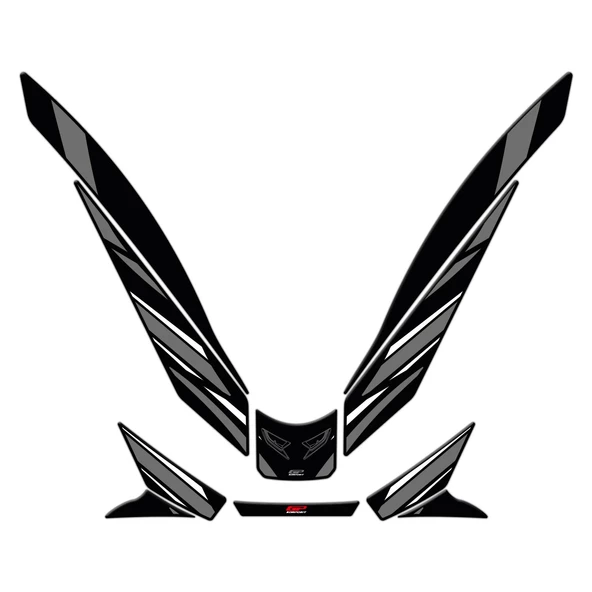 GP Kompozit Honda PCX 125 2021-2024 Uyumlu Ön Grenaj Pad Gri