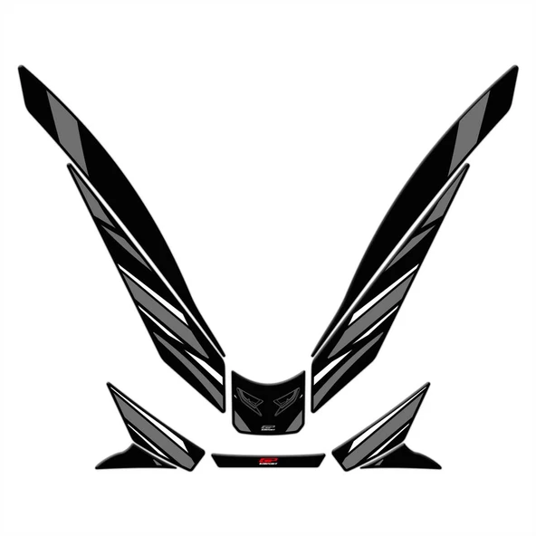 GP Kompozit Honda PCX 125 2021-2024 Uyumlu Ön Grenaj Pad Gri - 8