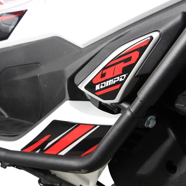 GP Kompozit Honda PCX 125 2021-2024 Uyumlu Artçı Ayak Pad Kırmızı - 3