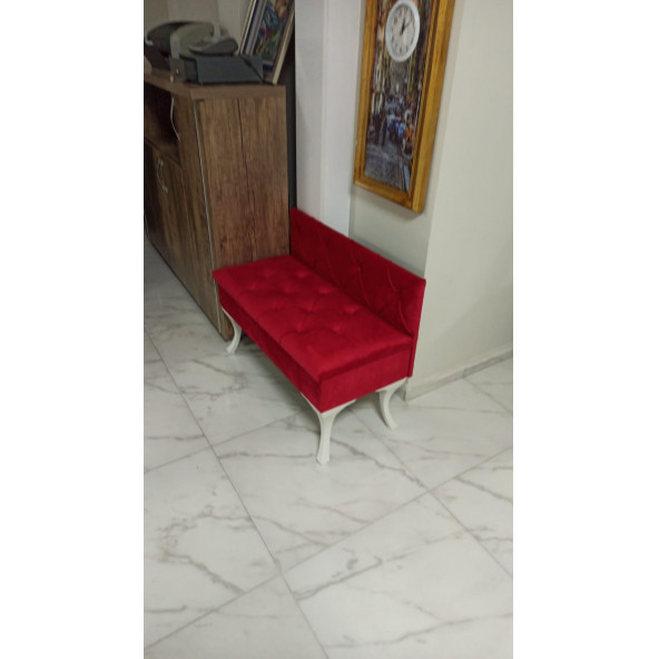 SIRTLI SANDIKLI PUF BENCH BANK JOSEPİNE KOLTUK SEÇENEKLİ 110X40 CM EBATLI