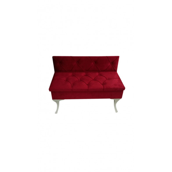 SIRTLI SANDIKLI PUF BENCH BANK JOSEPİNE KOLTUK SEÇENEKLİ 110X40 CM EBATLI - 4