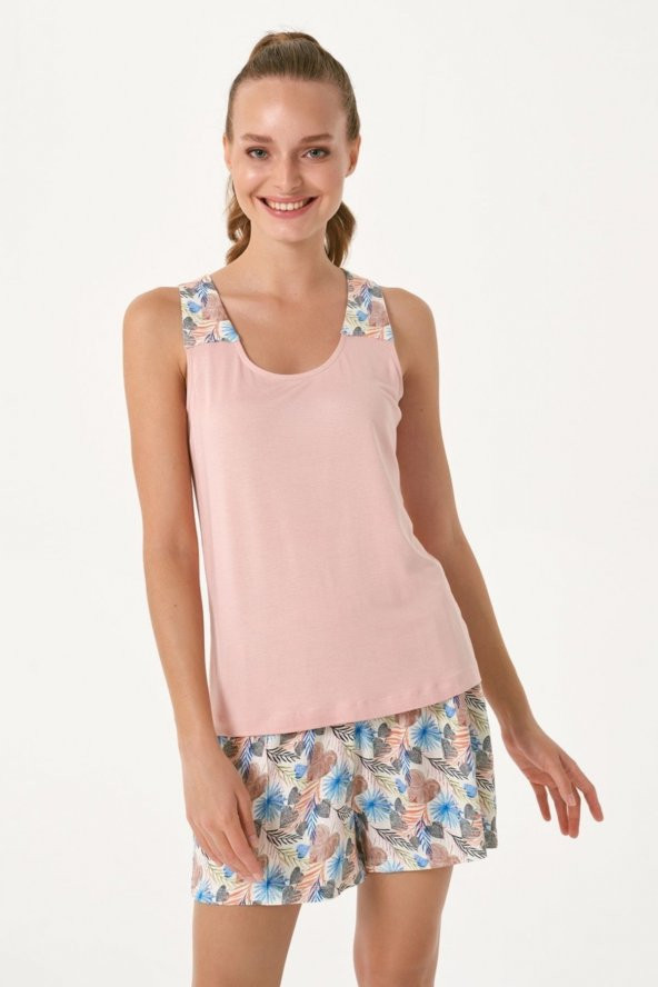 Atlet Şort Pijama Takım - Resim 2