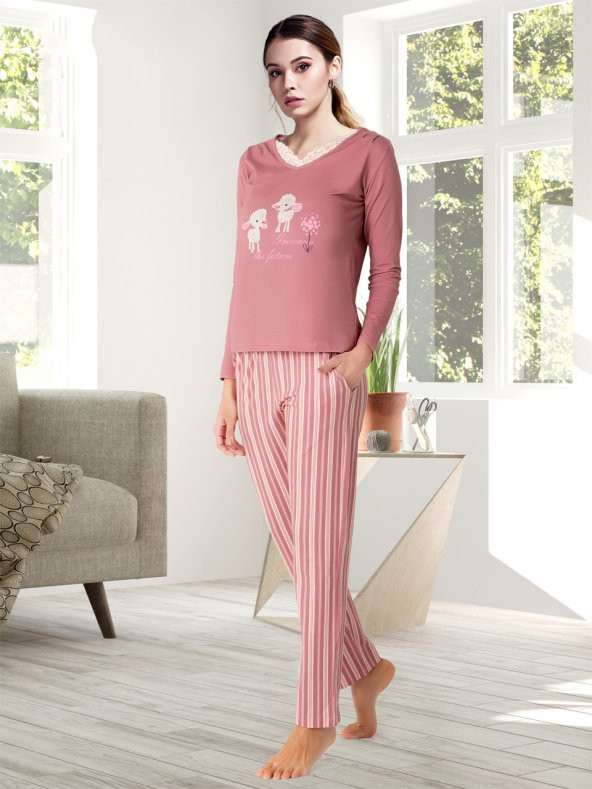 Bayan Pijama Takımı - 2