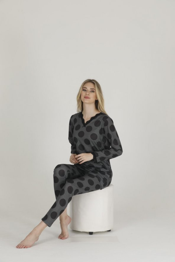 Dantelli Pijama Takım - Resim 2