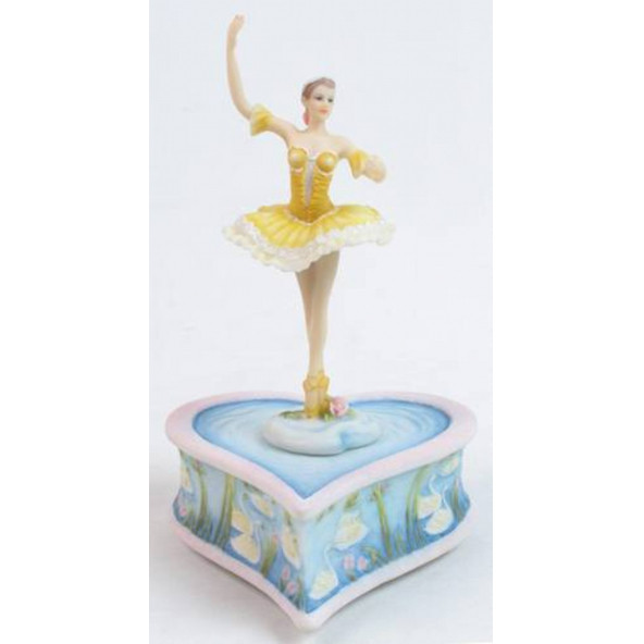 WISE Veronese Serisi-Wise Müzik Kutusu-KALPLİ BALERİN>>17*11*11 CM.
