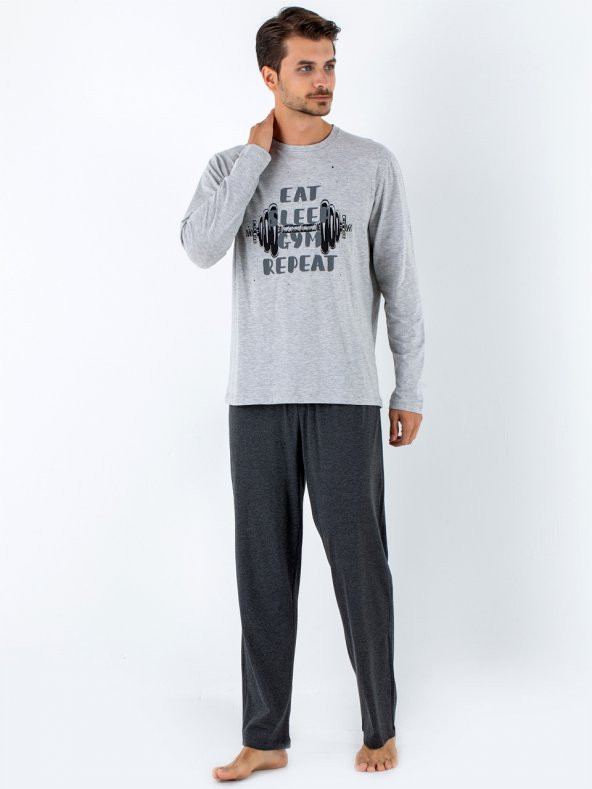 Erkek Pijama Takımı - Resim 2