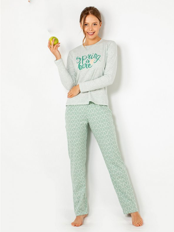 Bayan Pijama Takımı - 2