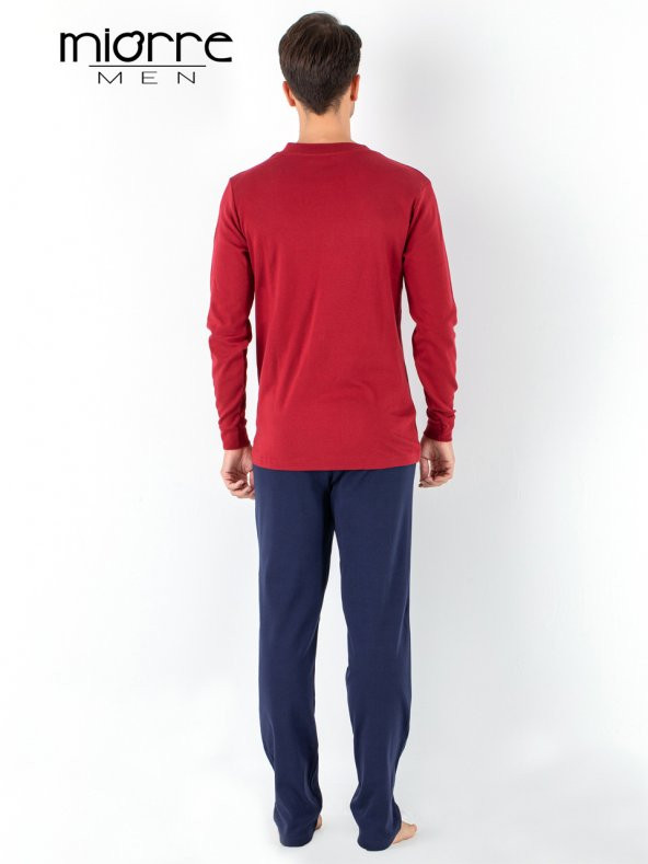 Uzun Kol Erkek Pijama Takımı - 4