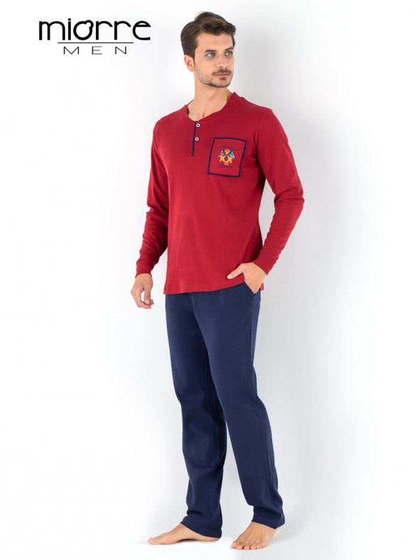 Uzun Kol Erkek Pijama Takımı - 7