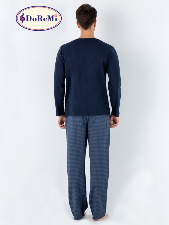 Prussian Blue Erkek Pijama Takımı - 3