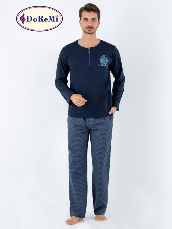 Prussian Blue Erkek Pijama Takımı - 7