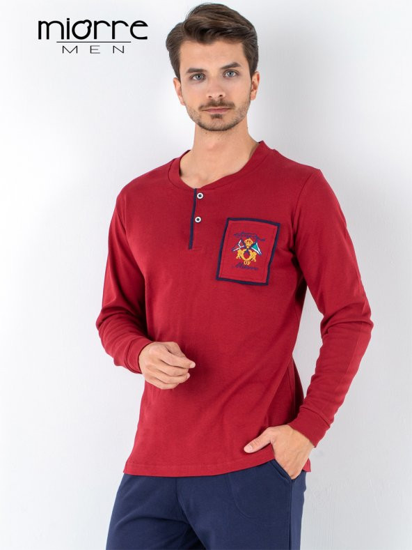 Uzun Kol Erkek Pijama Takımı - Resim 2