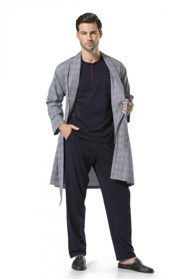 Damat Çeyiz Şortlu Bordo Pijama