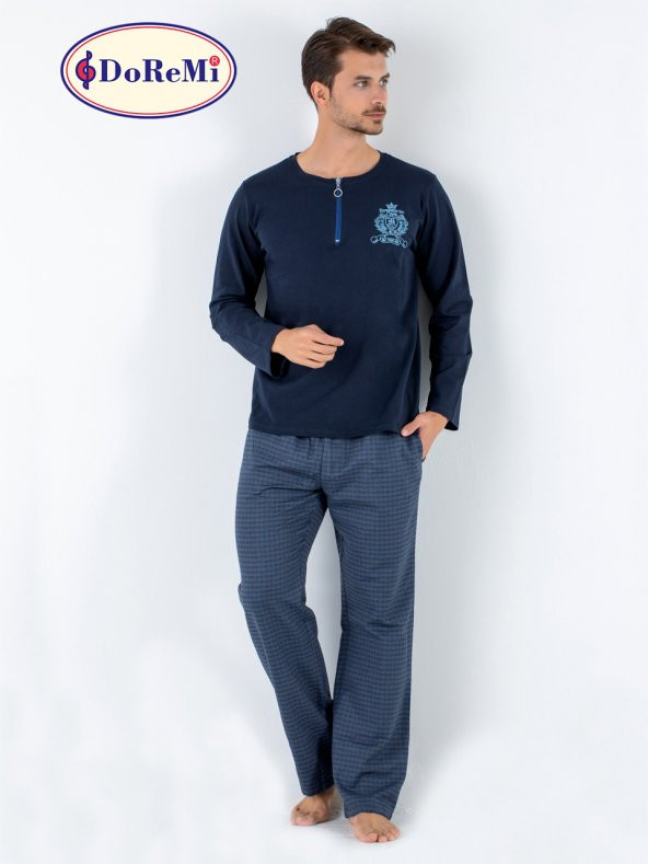 Prussian Blue Erkek Pijama Takımı - Resim 2