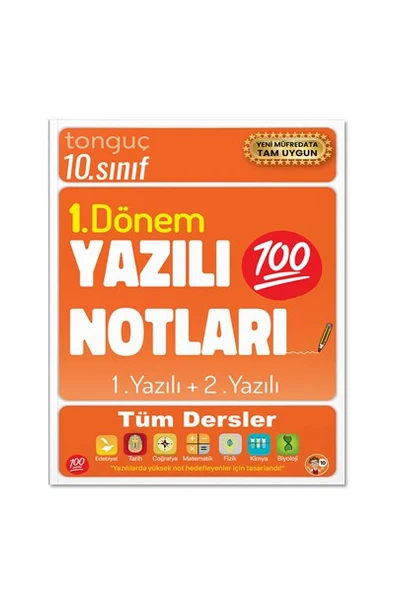 10. Sınıf Yazılı Notları 1. Dönem 1 ve 2. Yazılı - Tonguç Yayınları - 2