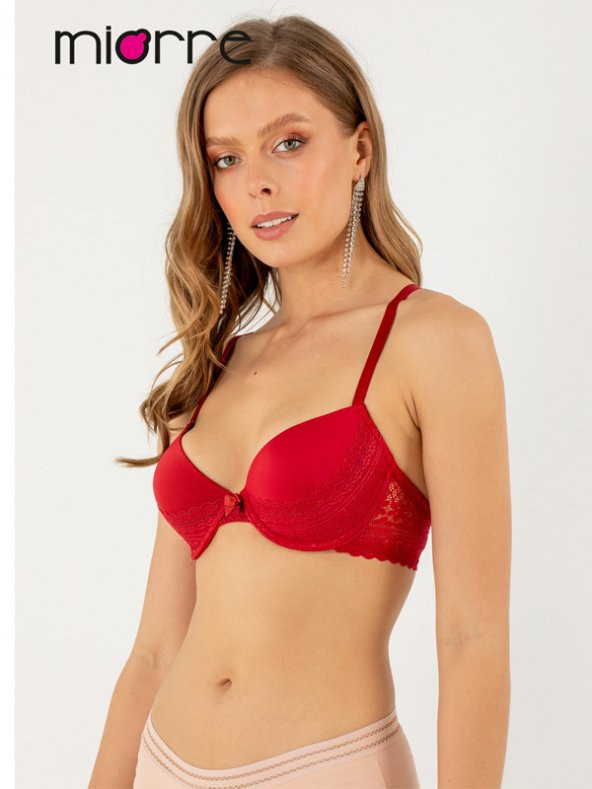 Softness Dolgusuz Dantel Detaylı Sütyen - Resim 3