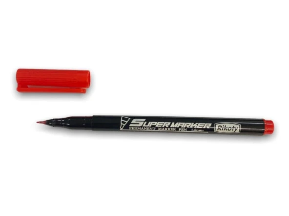 Avmdepo  Rikoty G-0921 Kırmızı 1 mm Uçlu Süper Marker Kalem