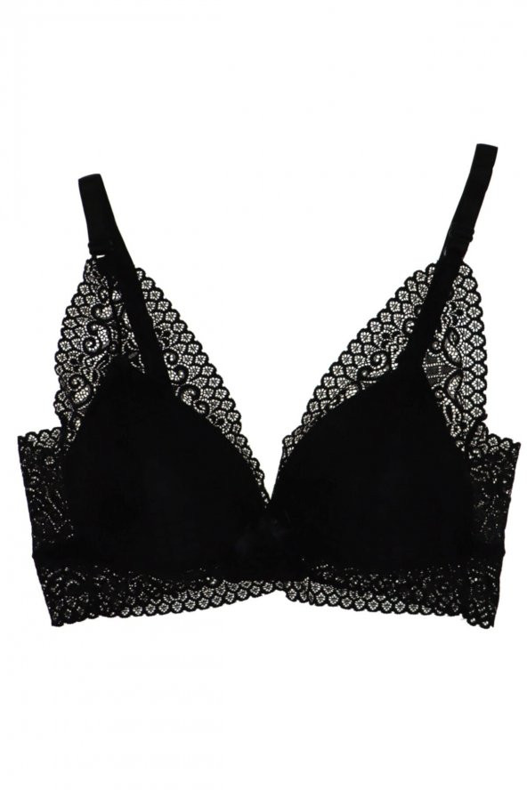 Dantelli Süngerli Destekli Bralet Sütyen ürün görseli