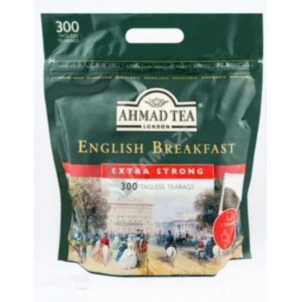 Ahmad Tea English Breakfast Extra Strong Poşet Çay 300'lü