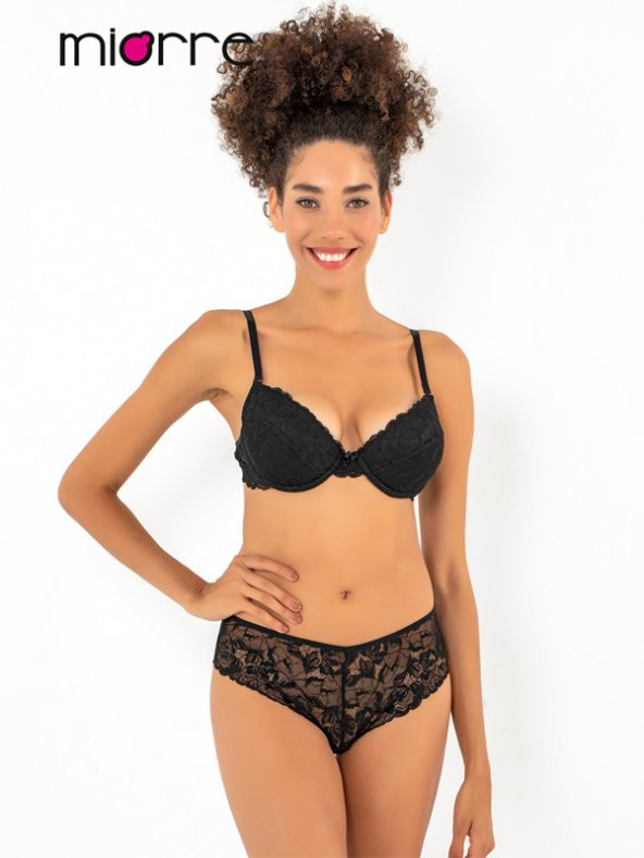 Push-Up Dolgulu Dantel Sütyen Takım ürün görseli