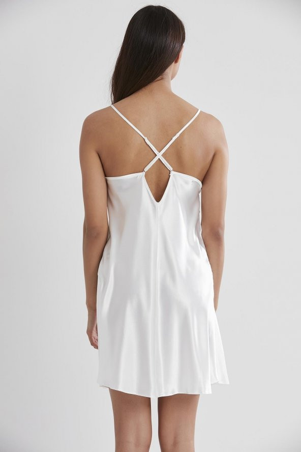 Saten Dantelli Gecelik & Sabahlık Takım - 7