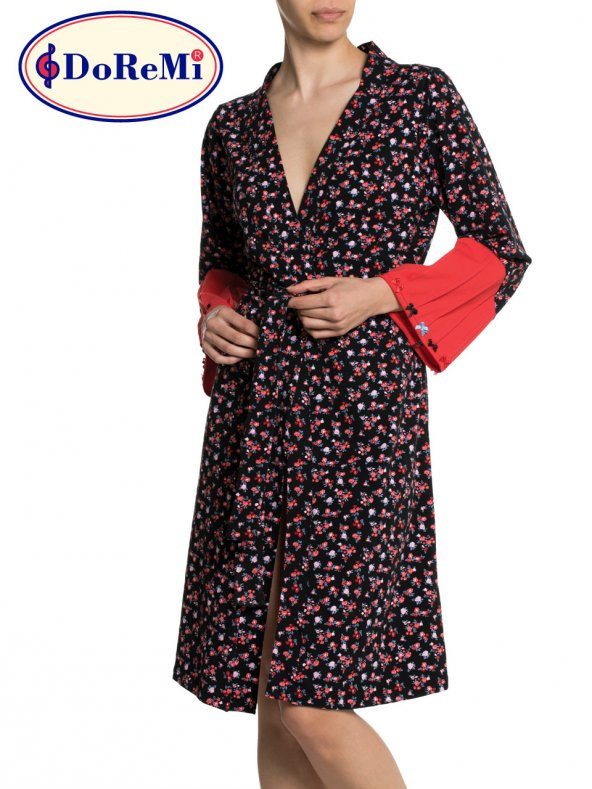 Uzun Kollu Penye Sabahlık - Resim 4