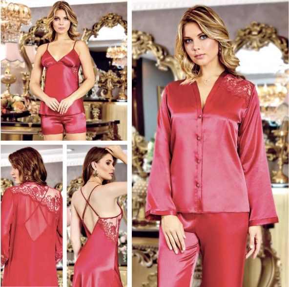 SATEN GECELİK SABAHLIK TAKIM ürün görseli