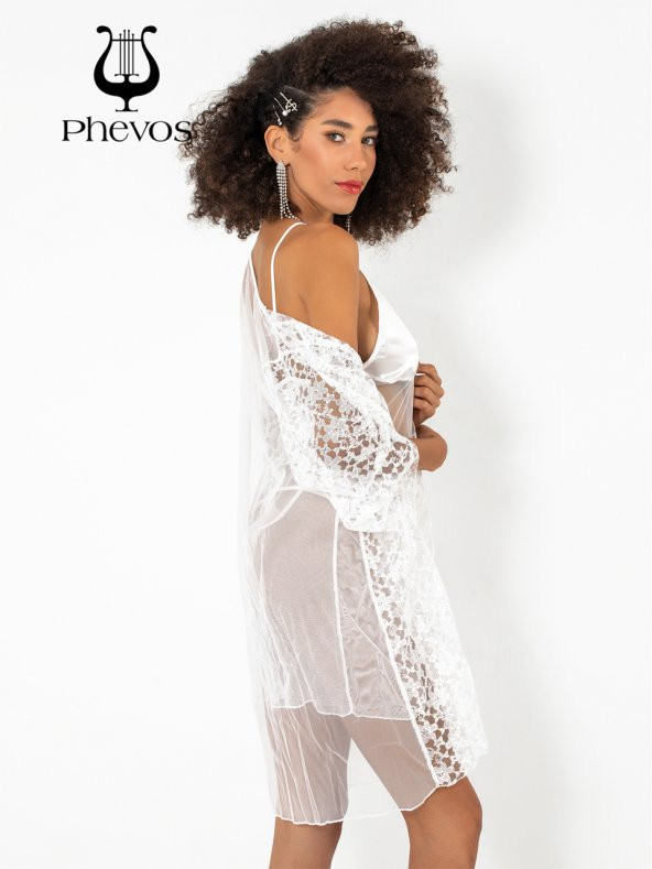 3lü Gecelik ve Sabahlık Takımı - Resim 4