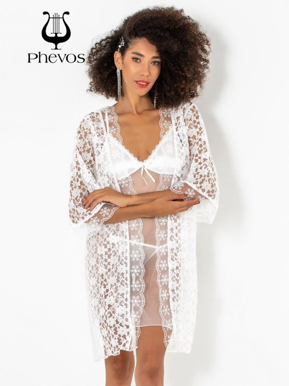 3lü Gecelik ve Sabahlık Takımı - Resim 6