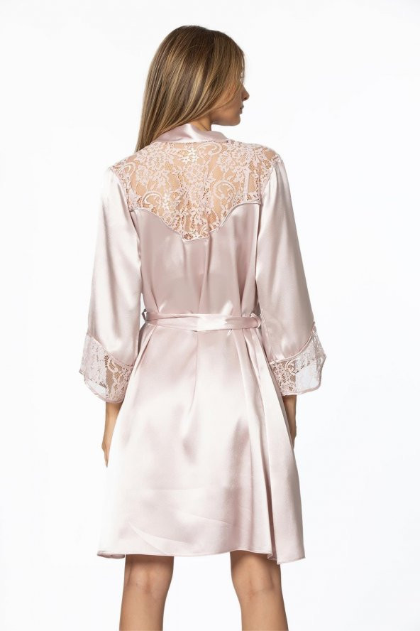 Saten Dantelli Gecelik & Sabahlık Takım ürün görseli