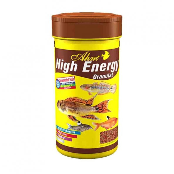 High Energy Granulat Balık Yemi 250 ml