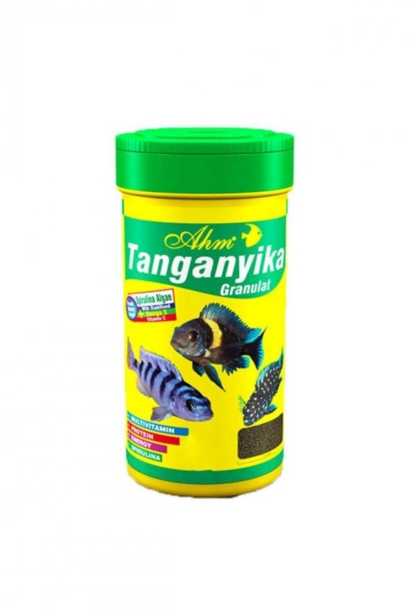 Tanganyika Green Granulat Bitkisel Balık Yemi 250ml