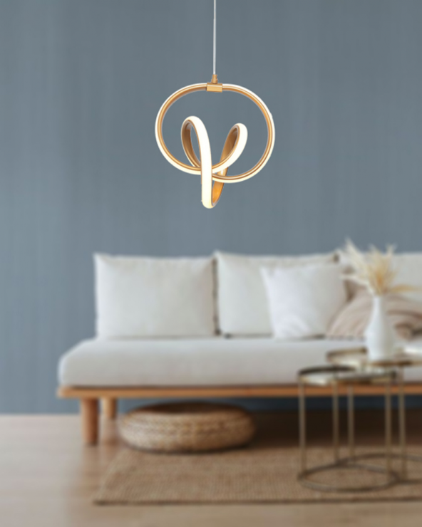 TT Aydınlatma TT317-ESK  Stilla Modeli Eskitme Boyalı Led Avize - 2