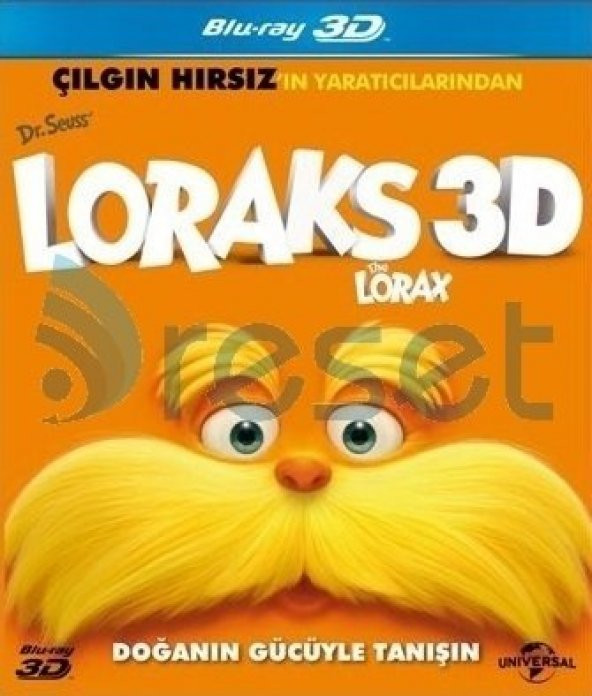 Dr. Seuss The Lorax - Loraks 3D Blu-Ray