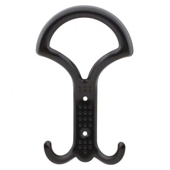 Portmanto Vestiyer Duvar Askısı Metal Dolap Elbise Askılığı Siyah ürün görseli