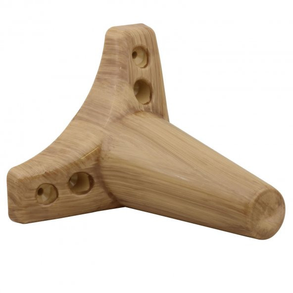 WETRA DÜZ (CAPPUCINO) Mobilya Ayağı - 12 CM (VİDA HEDİYELİ) - 2