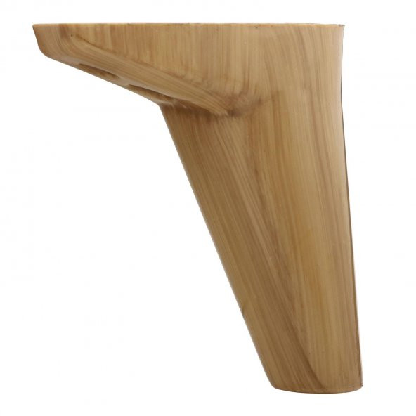 WETRA DÜZ (CAPPUCINO) Mobilya Ayağı - 12 CM (VİDA HEDİYELİ) - 3