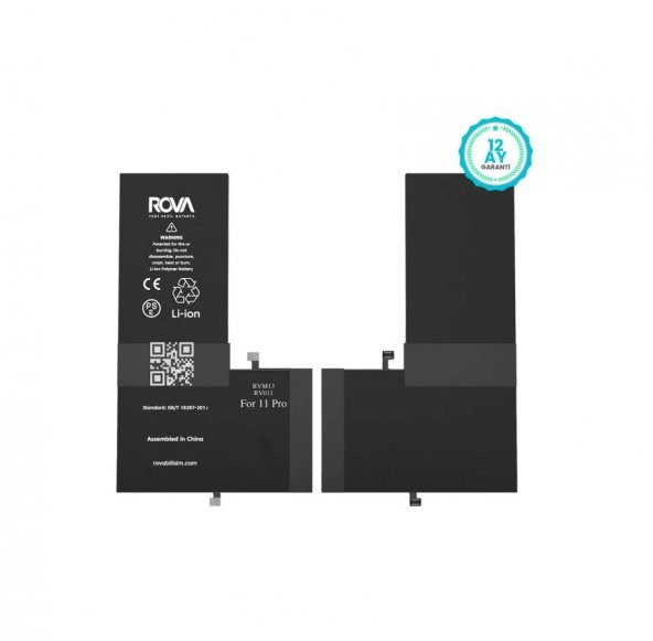 Rova İphone 11 Pro Batarya Pil Güçlendirilmiş 3046mAh 1 Yıl Garantili