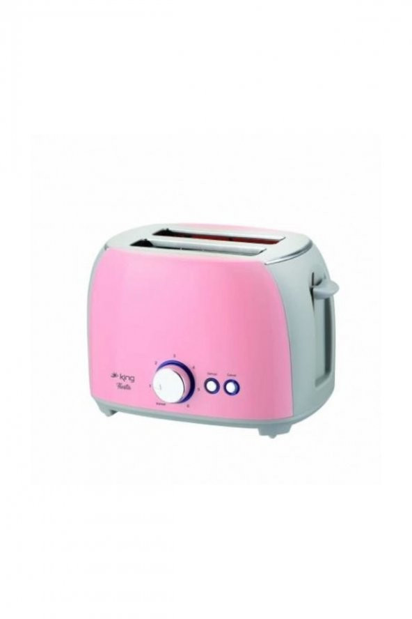King K 2178 Fiesta Pembe Ekmek Kızartma Makinesi